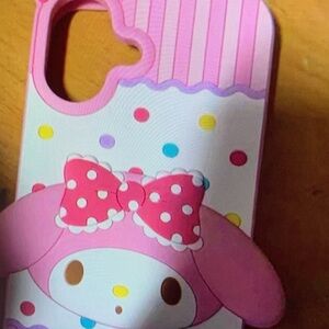 Case-Mate Pink Bunny Phone Case with Polka Dots
